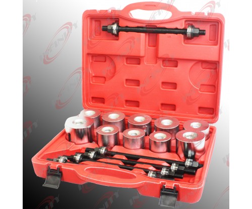  27pc Universal Press & Pull Sleeve Kit Bush Bearing Removal Insertion Tool Set